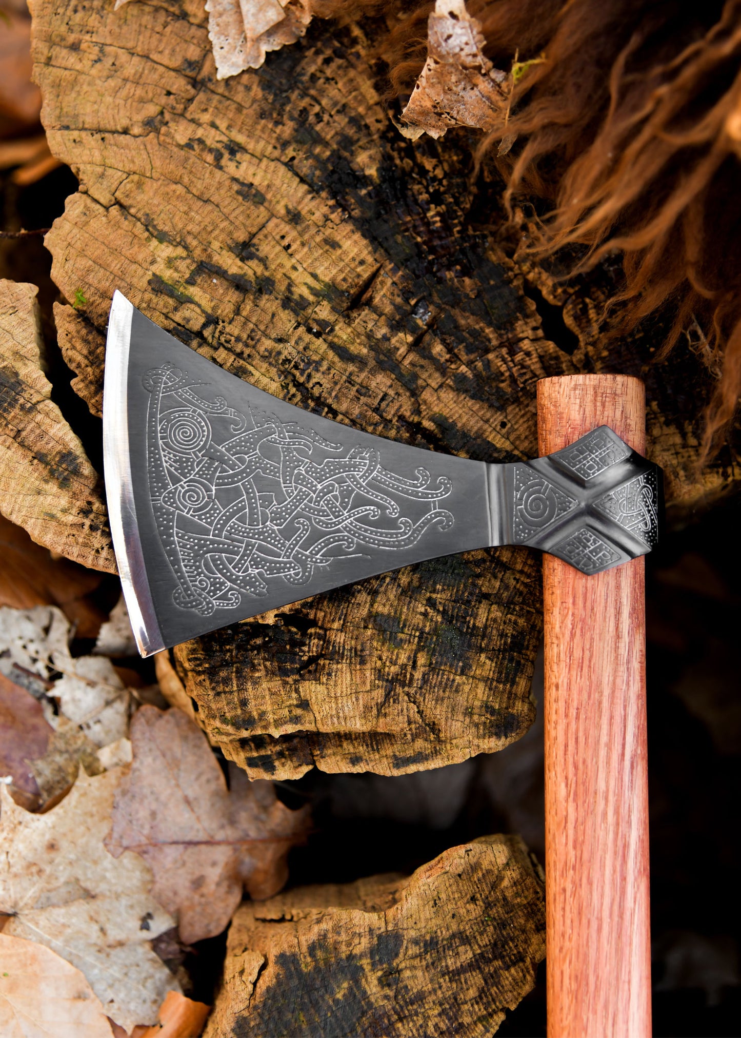 Mammen Axt XH2041 – Wikinger Axt im Mammen-Stil mit Ornamentik