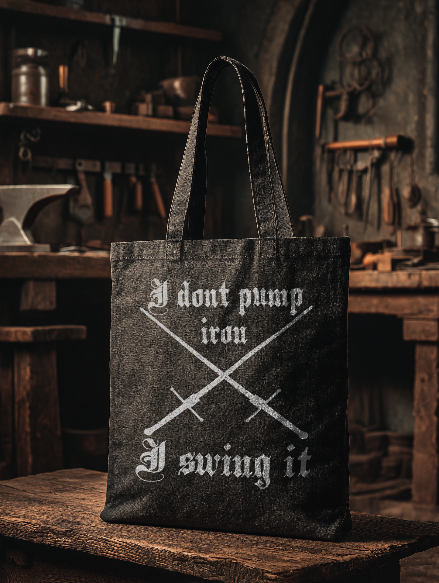 I Don’t Pump Iron | I Swing It | Bio Stoffbeutel