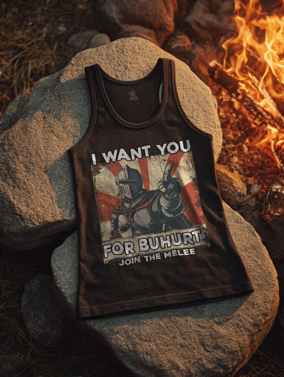 I Want You For Buhurt Damen Tank Top-  Frauen Bio Tank-Top