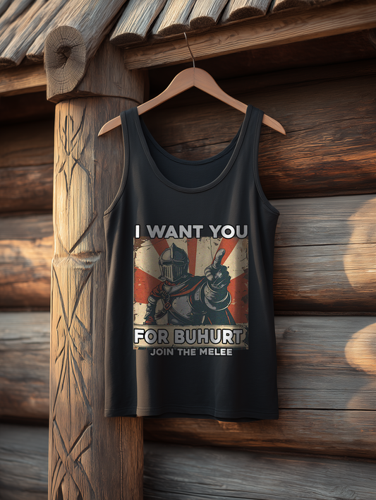 I Want You For Buhurt Damen Tank Top-  Frauen Bio Tank-Top