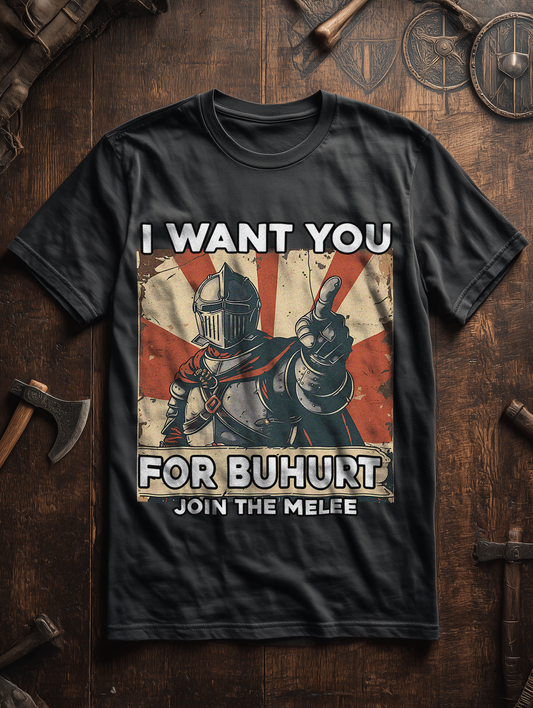 I Want You for Buhurt Shirt Oversize 240g Oversized Bio Baumwolle Shirt
