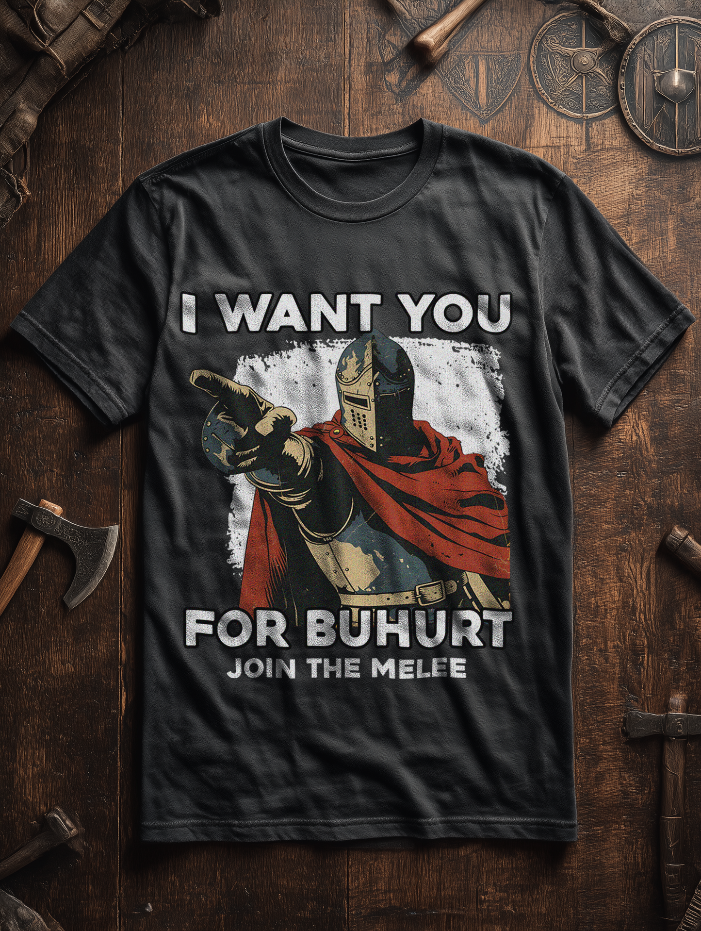 I Want You for Buhurt Shirt 240g Oversize Bio Baumwolle Oversized T-Shirt