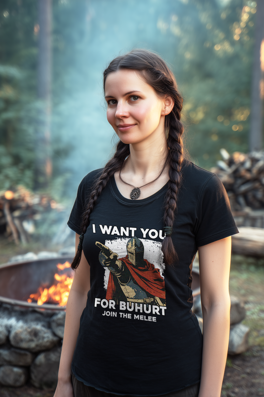 I Want You For Buhurt Damen Shirt - Frauen Bio Lightweight T-Shirt