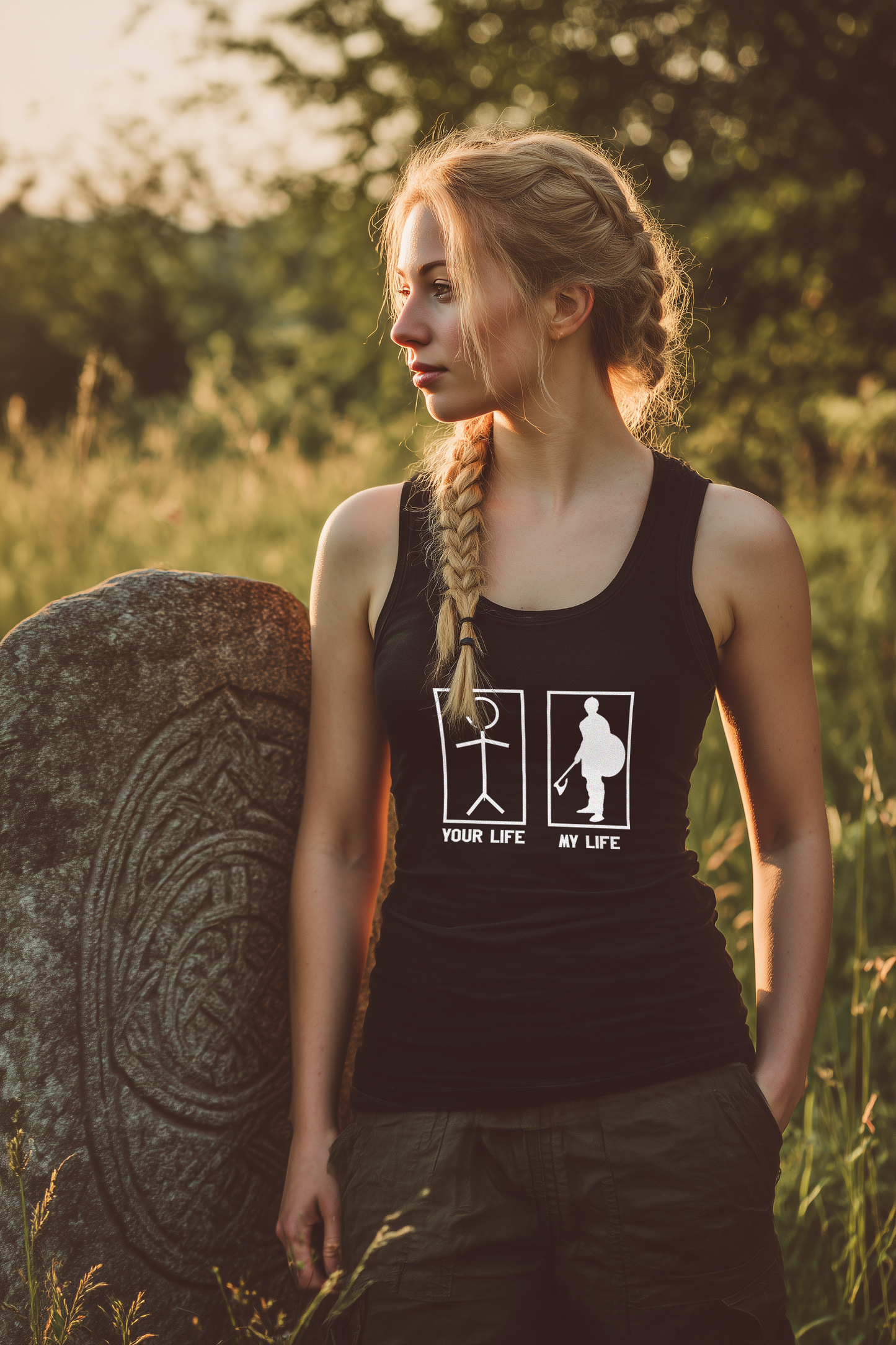 Your Life My Life Buhurt Damen Tank Top - Frauen Bio Tank-Top