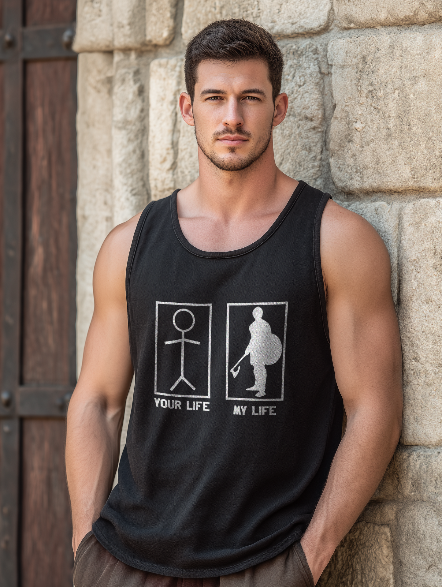 Your Life / My Life | Herren Bio Tank Top