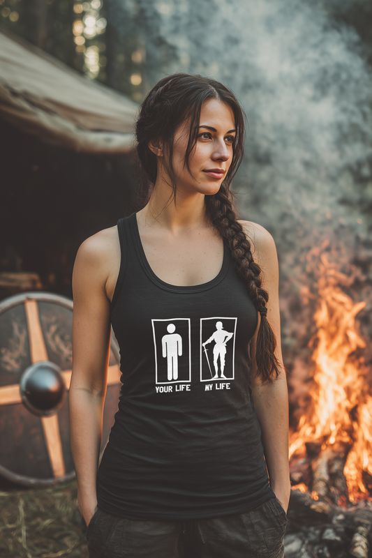 Your Life My Life Buhurt Damen Tank Top - Frauen Bio Tank-Top