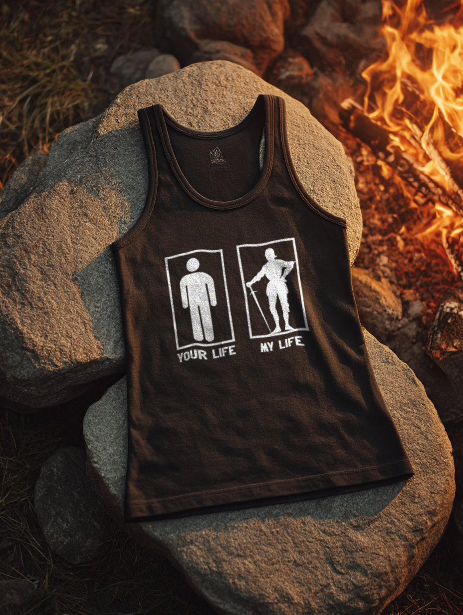 Your Life My Life Buhurt Damen Tank Top - Frauen Bio Tank-Top