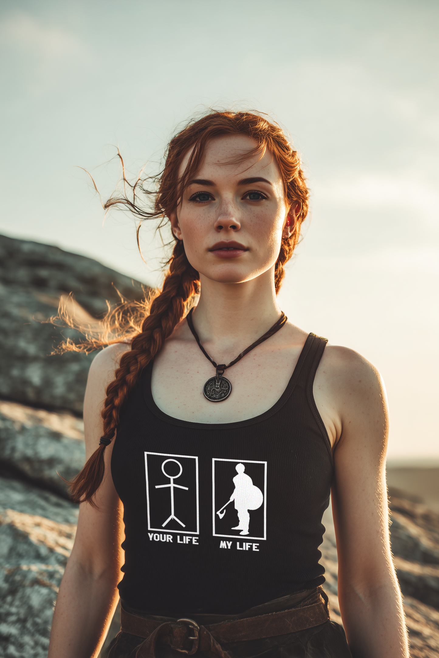 Your Life My Life Buhurt Damen Tank Top - Frauen Bio Tank-Top