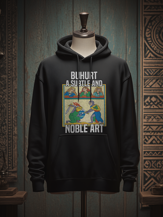 Buhurt Herren Hoodie - "Die Subtile Und Noble Kunst" Bouhourt Männer Hoodie