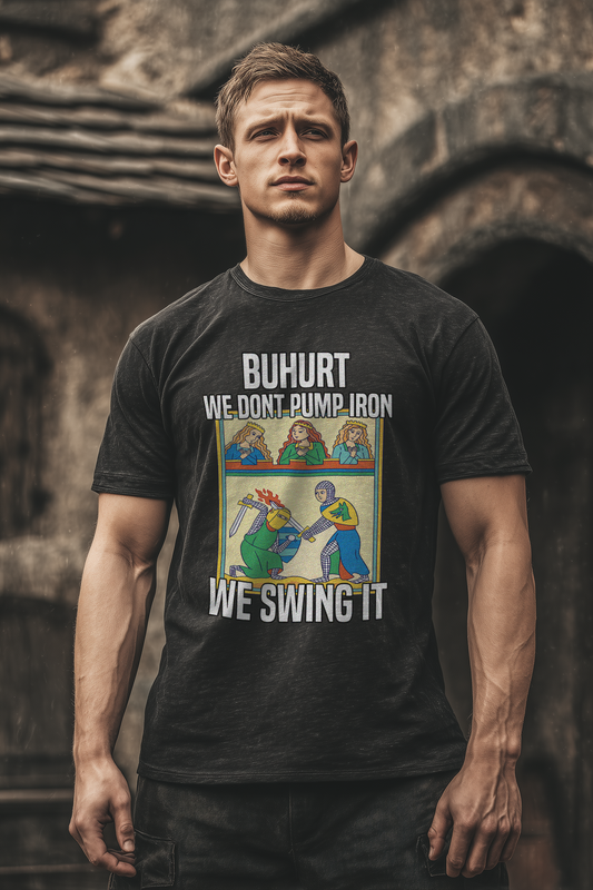 Buhurt Herren Premium Shirt | We Swing It | Bouhourt Männer T-Shirt
