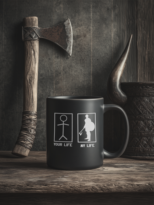 Buhurt Keramik Tasse Schwarz- My Buhurt Life- Bouhourt Mug